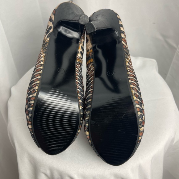 NEW Bolero by Summer Rio Woven Boho Peep Toe Stiletto Heels - Picture 7 of 12